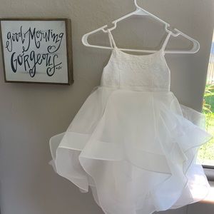 NWT David’s Bridal Flower Girl Dress size 24mo